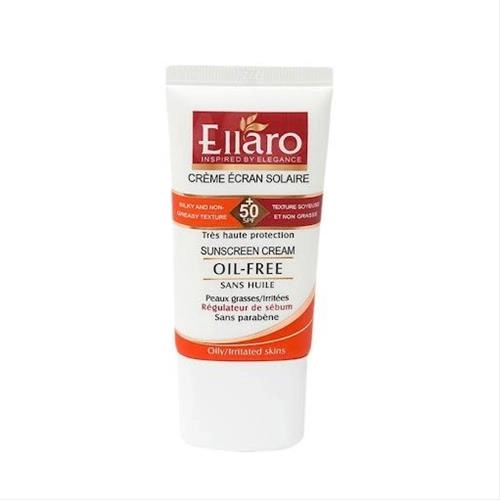کرم ضد آفتاب فاقد چربی بی رنگ الارو SPF50 برای پوست چرب