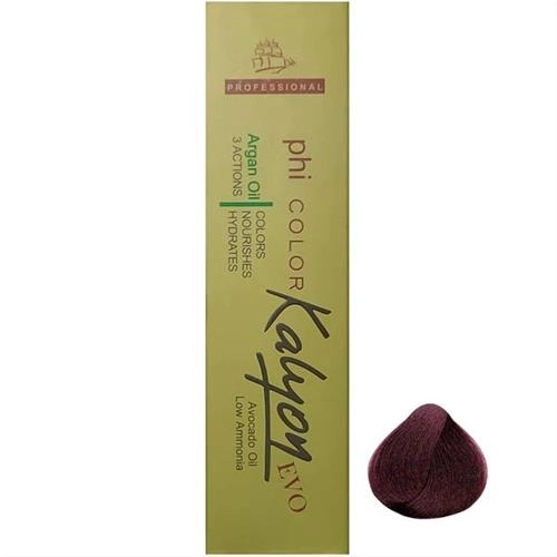 رنگ مو کالیون سری Violet شماره V5 حجم 125 میلی لیتر رنگ شرابی متوسط