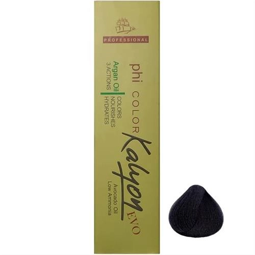 رنگ مو کالیون سری Smoky شماره C1 حجم 125 میلی لیتر رنگ مشکی پر کلاغی