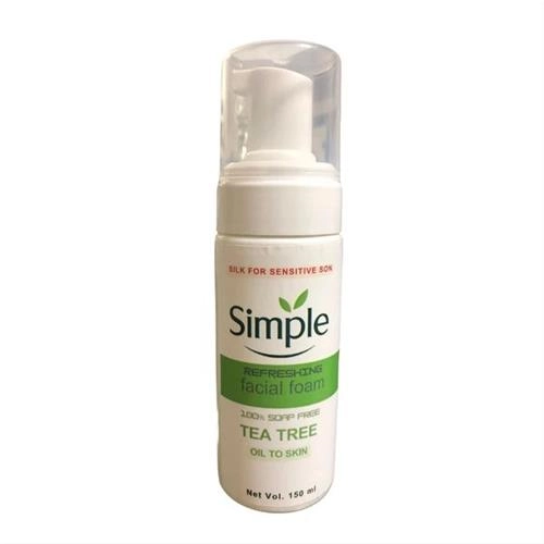 فوم شستشو صورت سیمپل مدل TEA TREE حجم 150 میلی لیتر