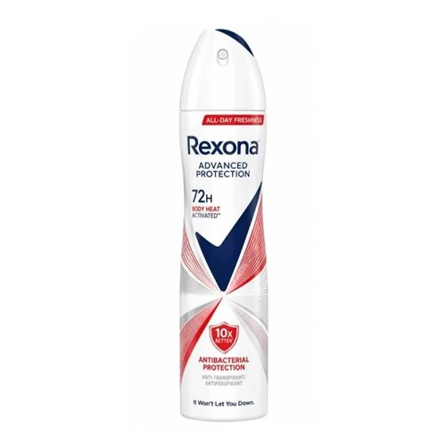 اسپری ضد تعریق زنانه رکسونا مدل  Antibacterial 72H Protection حجم 200 میلی لیتر