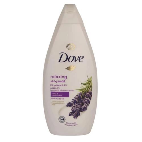 شامپو بدن داو مدل Lavender با رایحه اسطوخودوس حجم 500 میلی لیتر