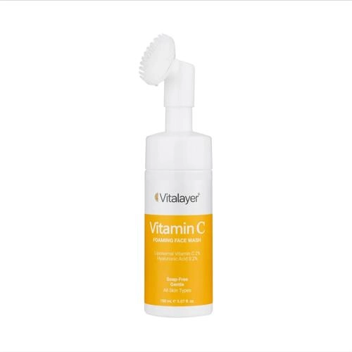 فوم شست و شوی صورت ویتالایر مدل VITAMIN C حجم 150 میلی لیتر